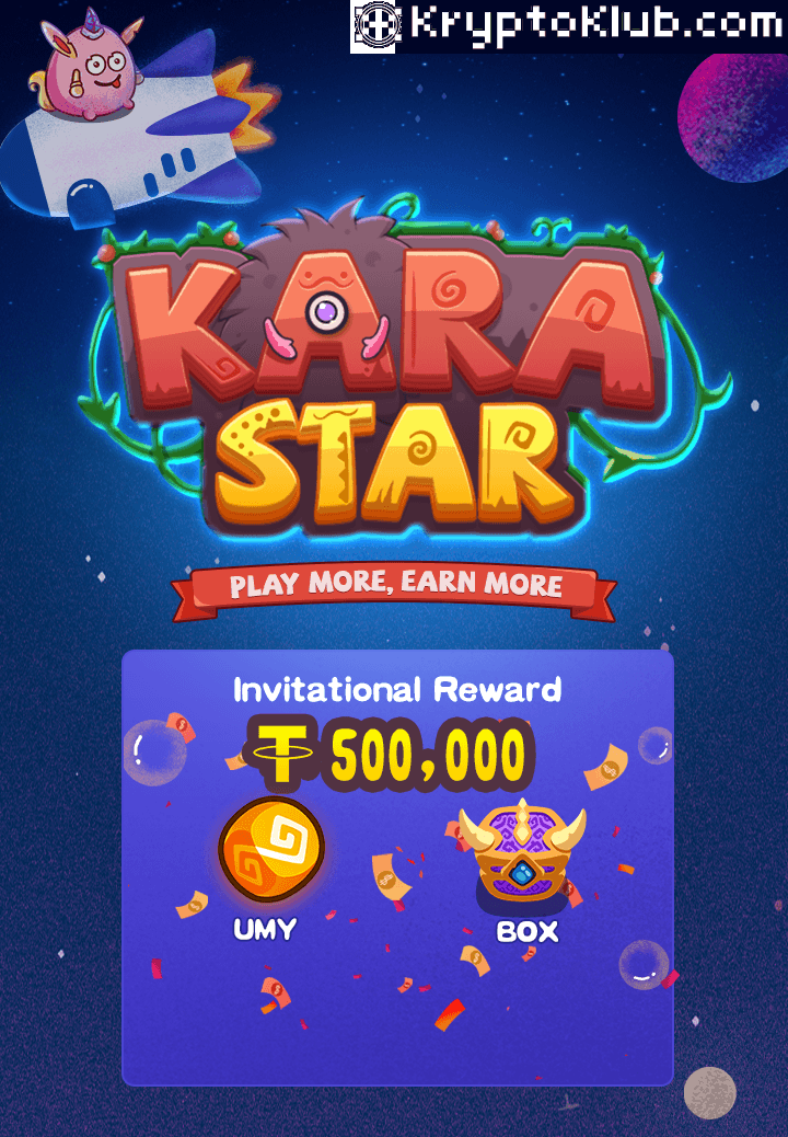 https://share.karastar.com/share.html?su=5FMPJ  My Invitation Code: 5FMPJ  CHANCE TO GET 50,000$ IN REWARDS ONCE YOU CLICK MY LINK AND ENTER MY CODE!! cMON VEVERYBODY LETS GOOO!! #crypto #cryptocurrency #blockchain #blockchaingaming #p2e #play2earn #metaverse #bsc #bnb #binance #umy #karastar